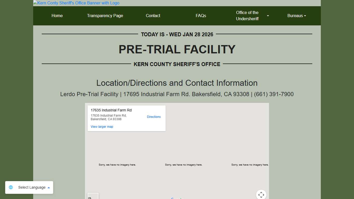 Pre-Trial Facility KCSO